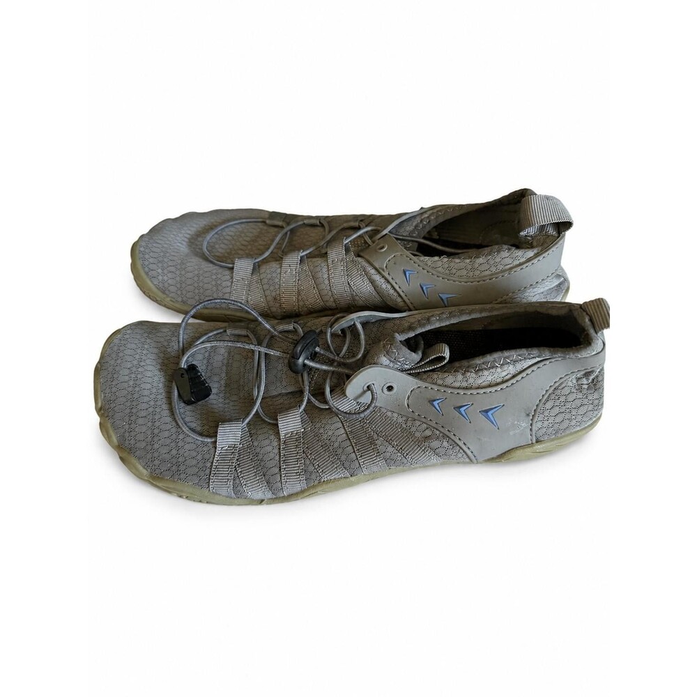 HF Women’s Gray Barefoot Water Shoes Minimalist Trail Sneaker 39/8